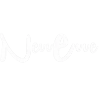 Stylized Nevv Evve signature logo showcasing sleek handwritten typography, immersive music branding, and modern creative artist identity.